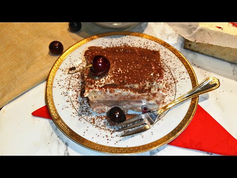 Video: Porcija Tiramisu Sa Višnjama I čokoladom