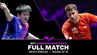 FULL MATCH | Patrick FRANZISKA vs FAN Zhendong | MS R16 | #WTTIncheon 2024