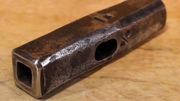 Het smeden van het gereedschap - raamrooster deel 2