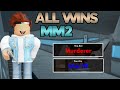 All wins murder mystery 2 montage roblox