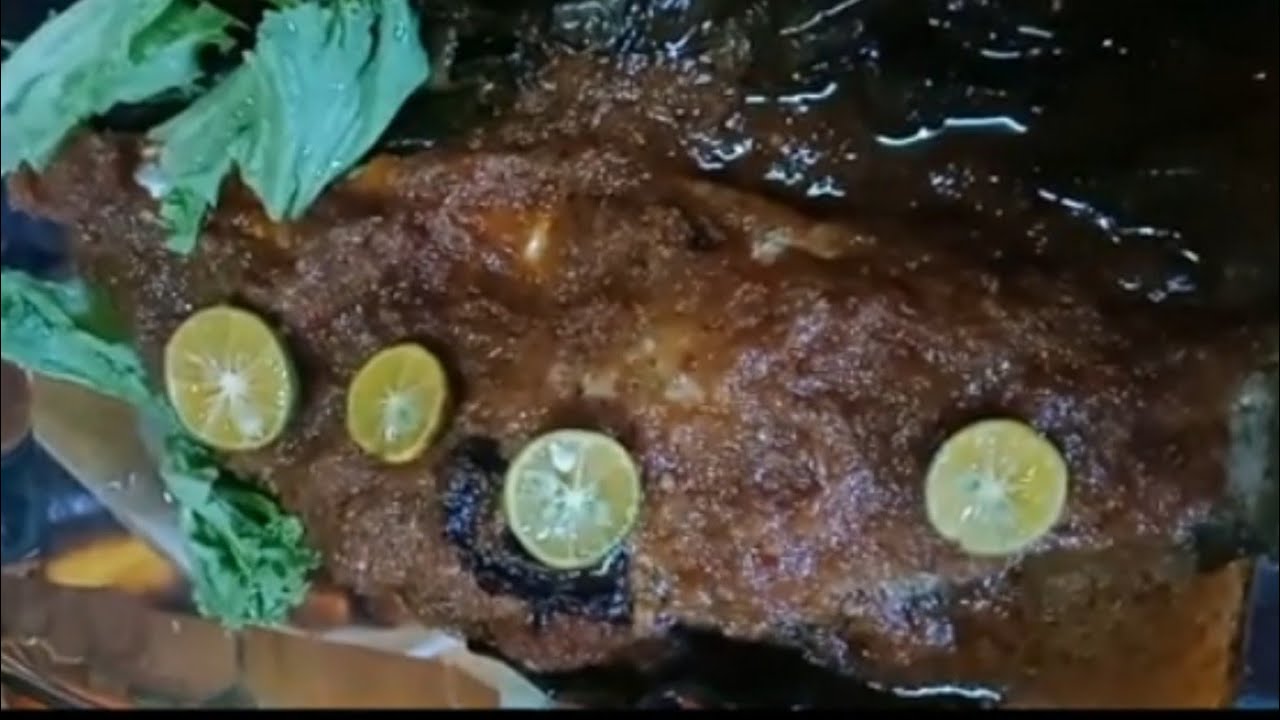 Resepi Ikan Siakap Bakar Berempah Ala Terengganu - YouTube