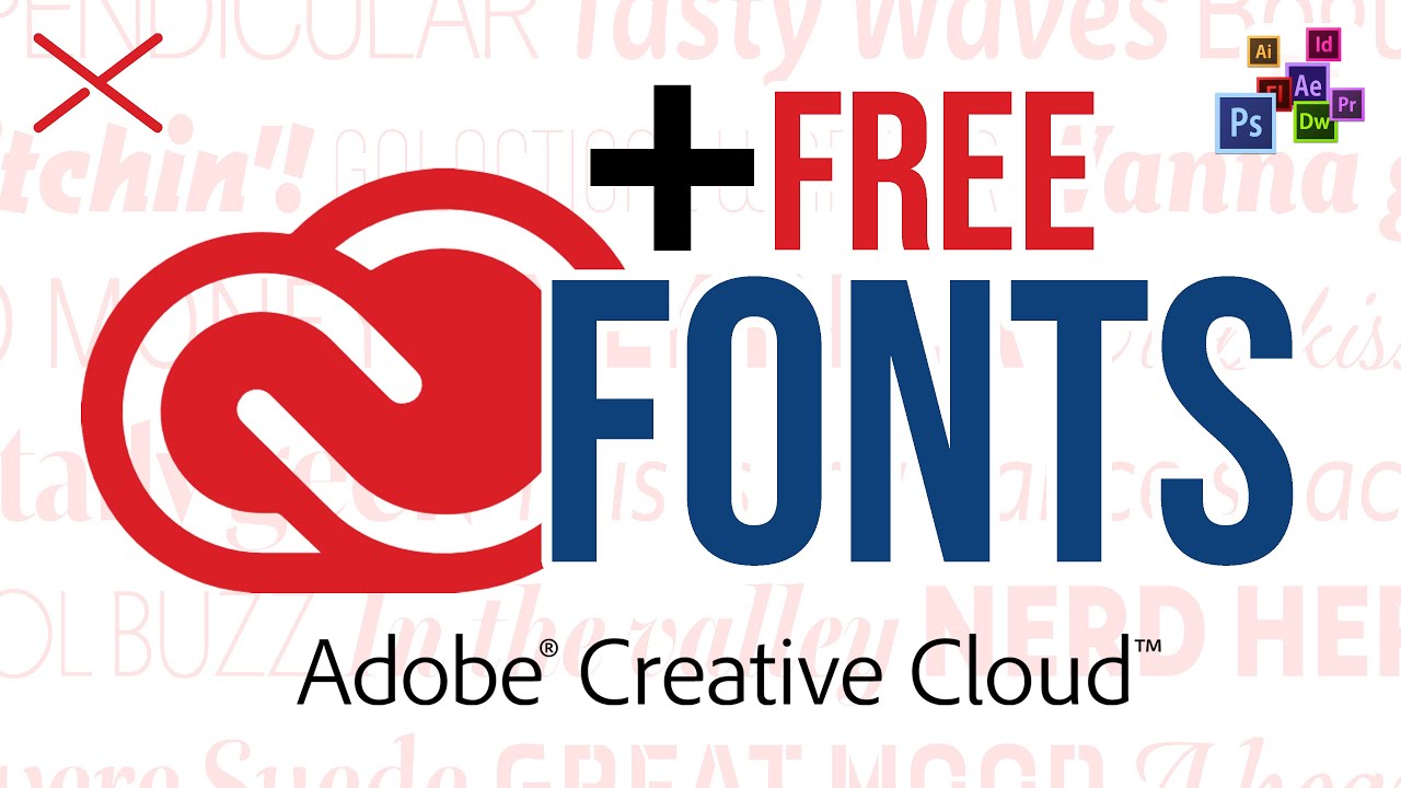 Activate New Adobe Fonts In Creative Cloud Free Youtube