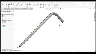 How to make Allen key in solidworks.
