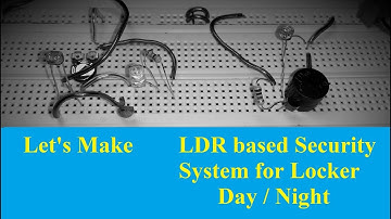 LDR DARK Sensor | Light Sensor for Security alarm | Automatic street light