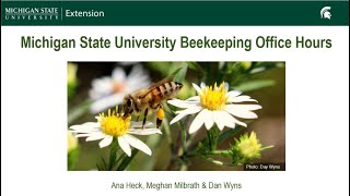 may 2023 michigan beekeeping office hours webinar