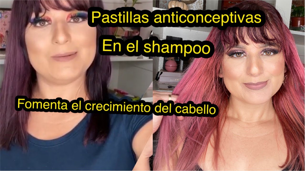 RESULTADOS USANDO SHAMPOO CON PASTILLAS ANTICONCEPTIVAS - YouTube