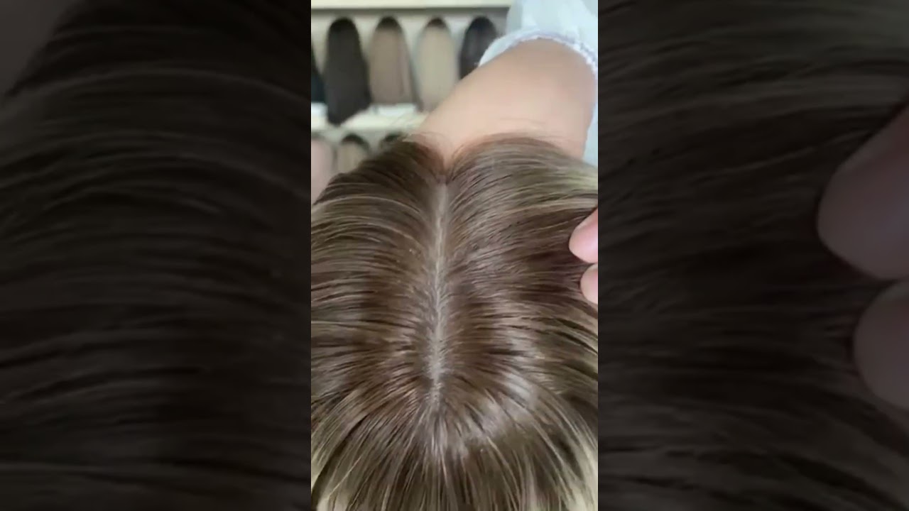 Premium Human Hair Silk Base Topper 