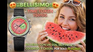 Time Token T501GS “Watermelon” Watch | ⌚ The COOLEST, MOST COLORFUL AND CASUAL watch for only €50🔥🔥 screenshot 5