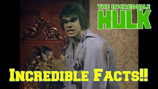 The Incredible HULK TV Show (70's)--Incredible FACTS You Probably DID NOT KNOW!!