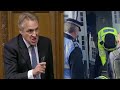 Absolute disgrace! Tory's angry outburst after seeing 'elderly anti-lockdown' protester arrested