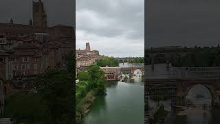 Albi, France - A UNESCO World Heritage City with a great river and old buildings