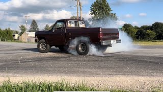 Ls swapped squarebody is back! loves rev limiter burnouts!