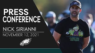 Nick Sirianni: Josh Sweat, Andre Dillard Questionable for Week 10 | Eagles Press Conference