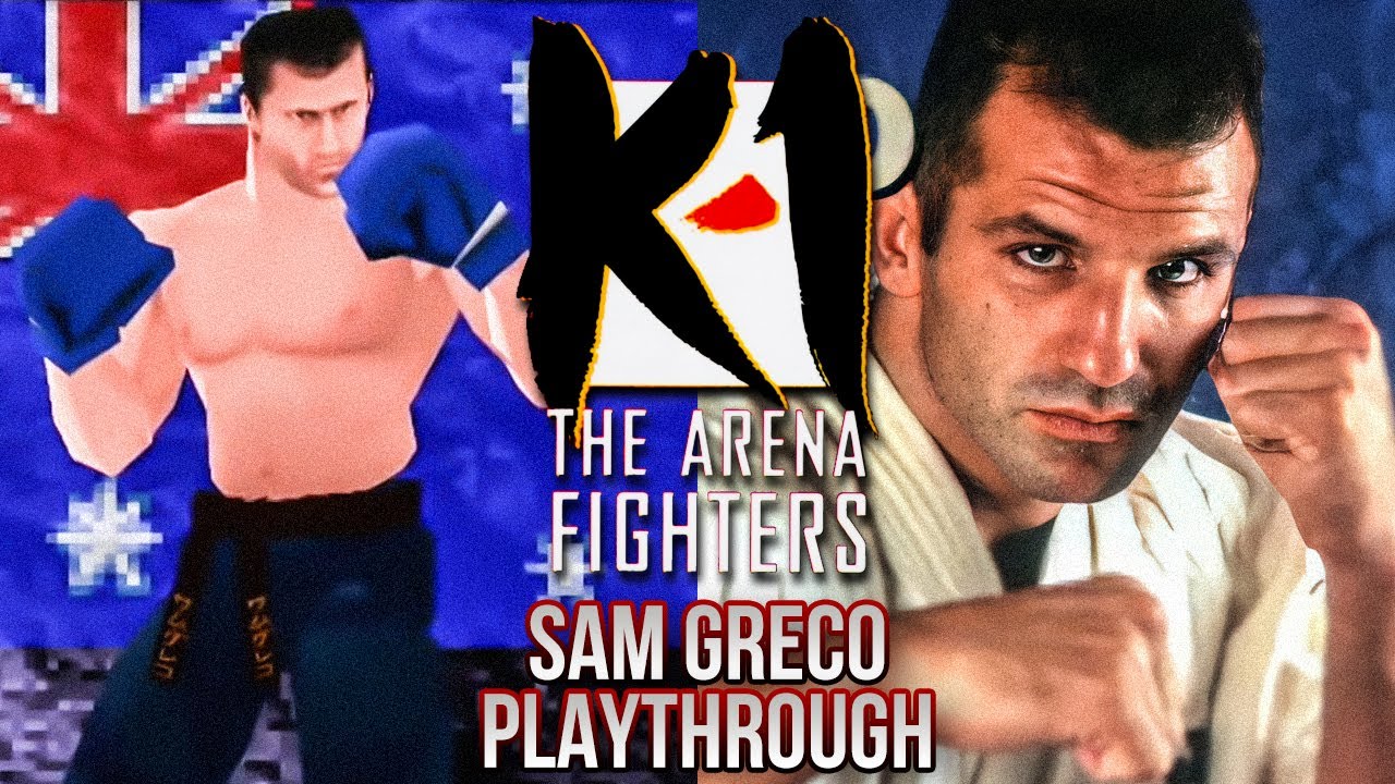 Sam Greco K-1 The Arena Fighters (PS1) - SAM GRECO Playthrough Longplay Gameplay ...