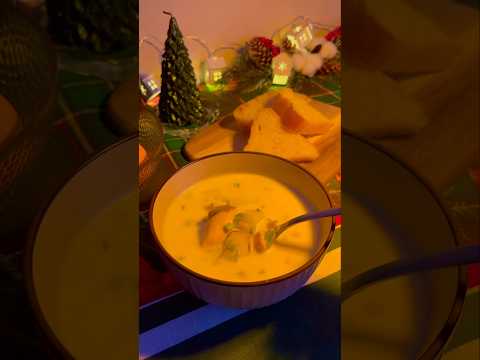 Уютный зимний супчик - уха по-фински 🥰🍲 #уха #зимнийсуп #суп #обед #shorts #foodblog #фудблог #еда