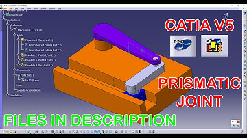 Catia V5 - DMU - Kinematics - Revolute Prismatic Joint