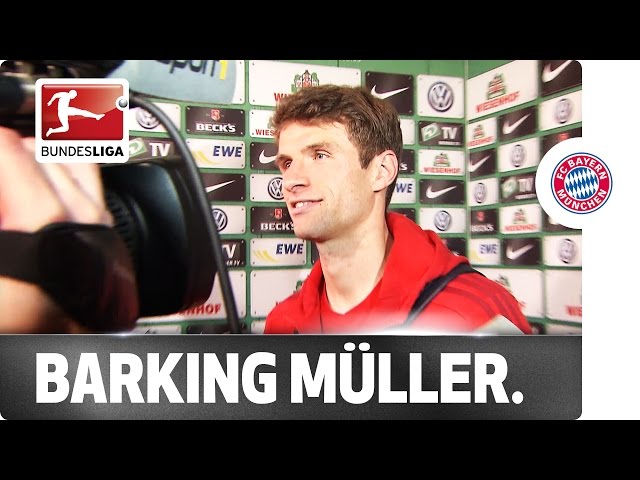 Lahm and Müller’s Funny Dog Interview class=