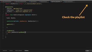 Angular 8 and Spring Boot Part 18   Call a service method to get the book array 2020 05 15 06 16 35