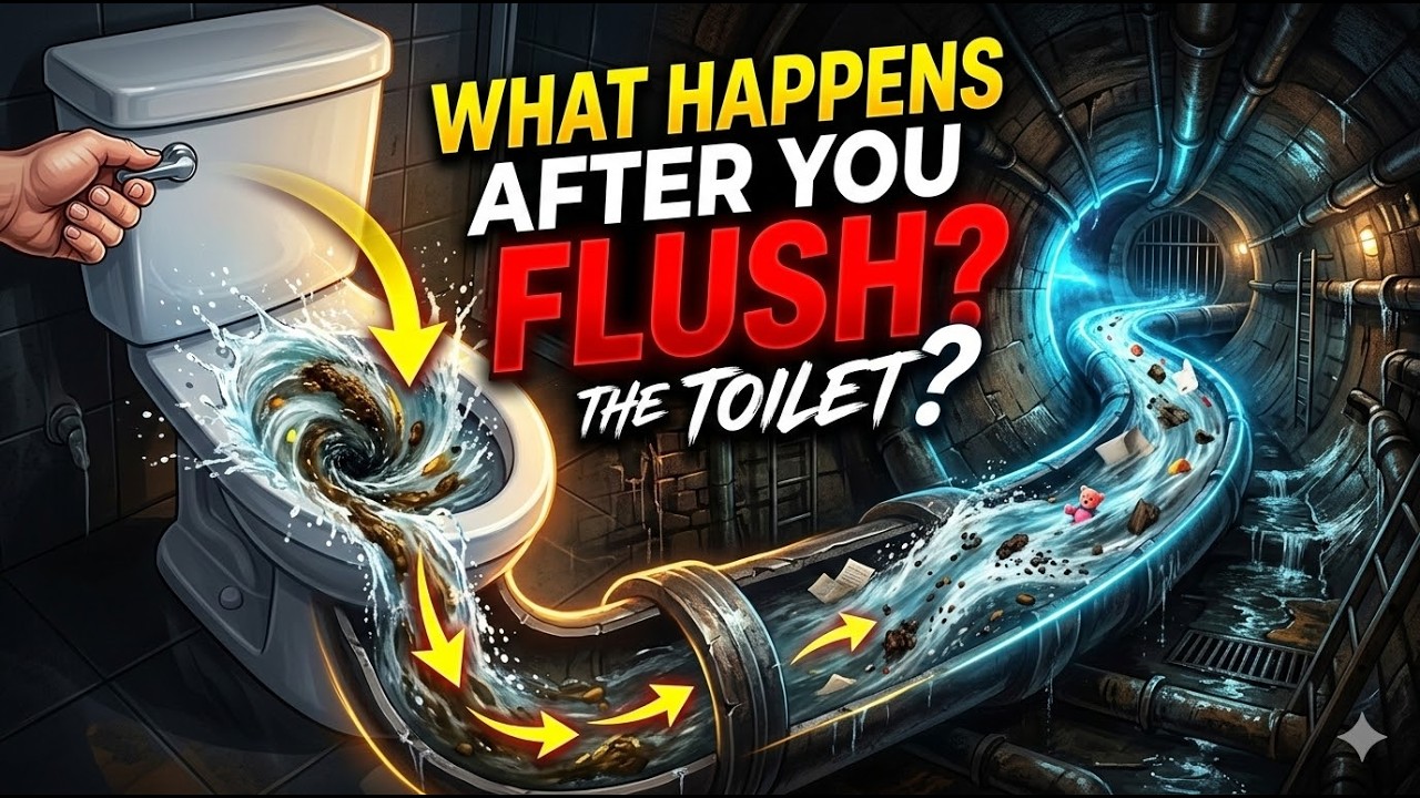 What Happens After You Flush the Toilet - YouTube
