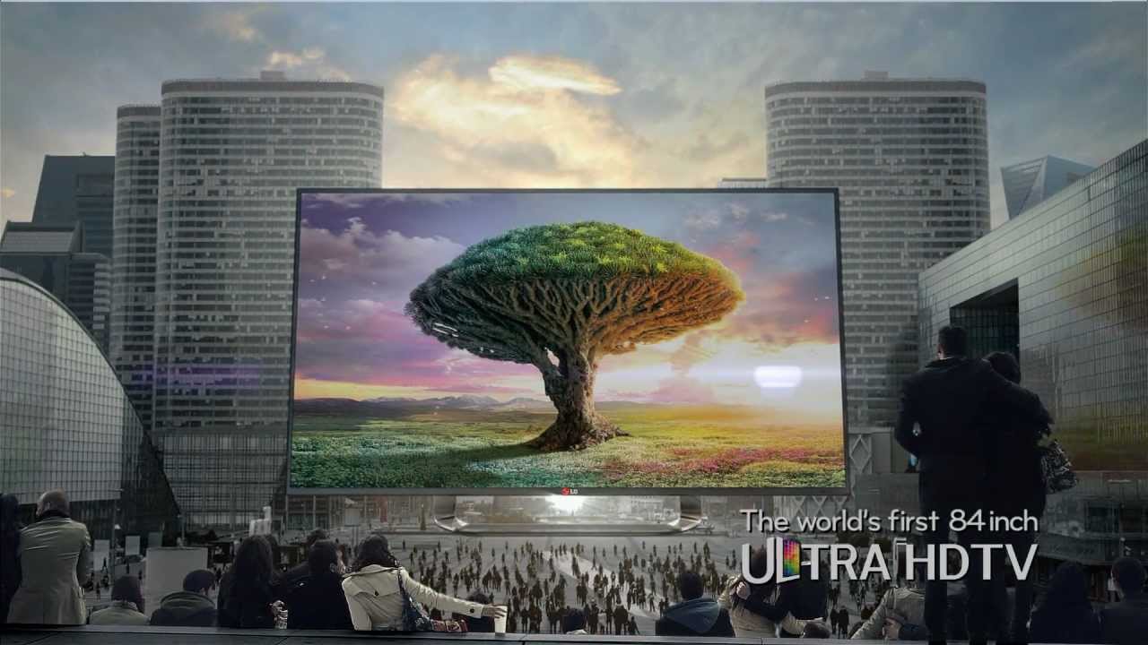 The World First 84 Inch Ultra Hd Tv Youtube