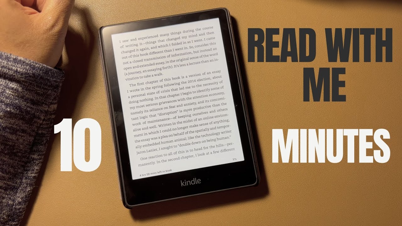 Read With Me | 10-Minute Reading Sprint (No Pressure)
