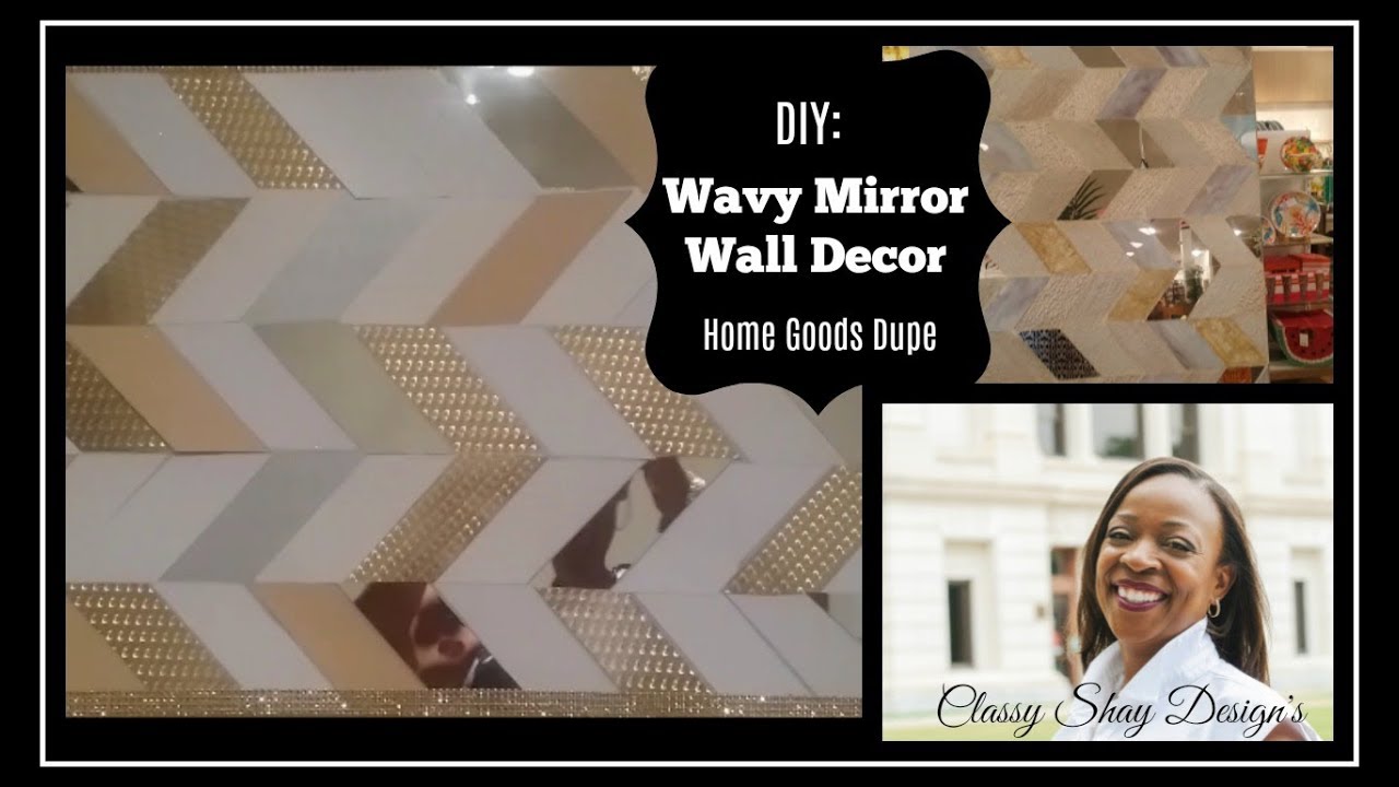 Diy Wavy Wall Art Home Decor Dollar Tree Foam Board Youtube