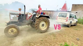 Tractor Vs Car | Eicher 242 Tractor Vs Tata Sumo Gold Tochan Muqabla