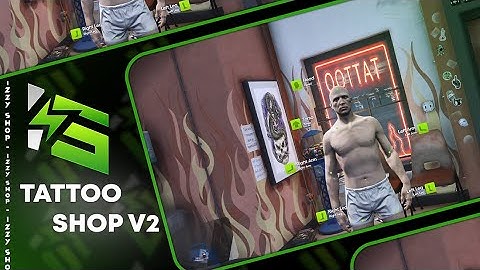 FiveM | Advanced Tattoo Shop V2 Script [ESX & QBCore & QBOX]