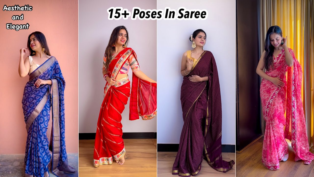 Sitting pose in indian sarees Stock Photos - Page 1 : Masterfile