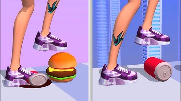 Tippy Toe 3D - All Levels Gameplay Android, iOS