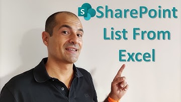 How to create a List from an Excel file in SharePoint