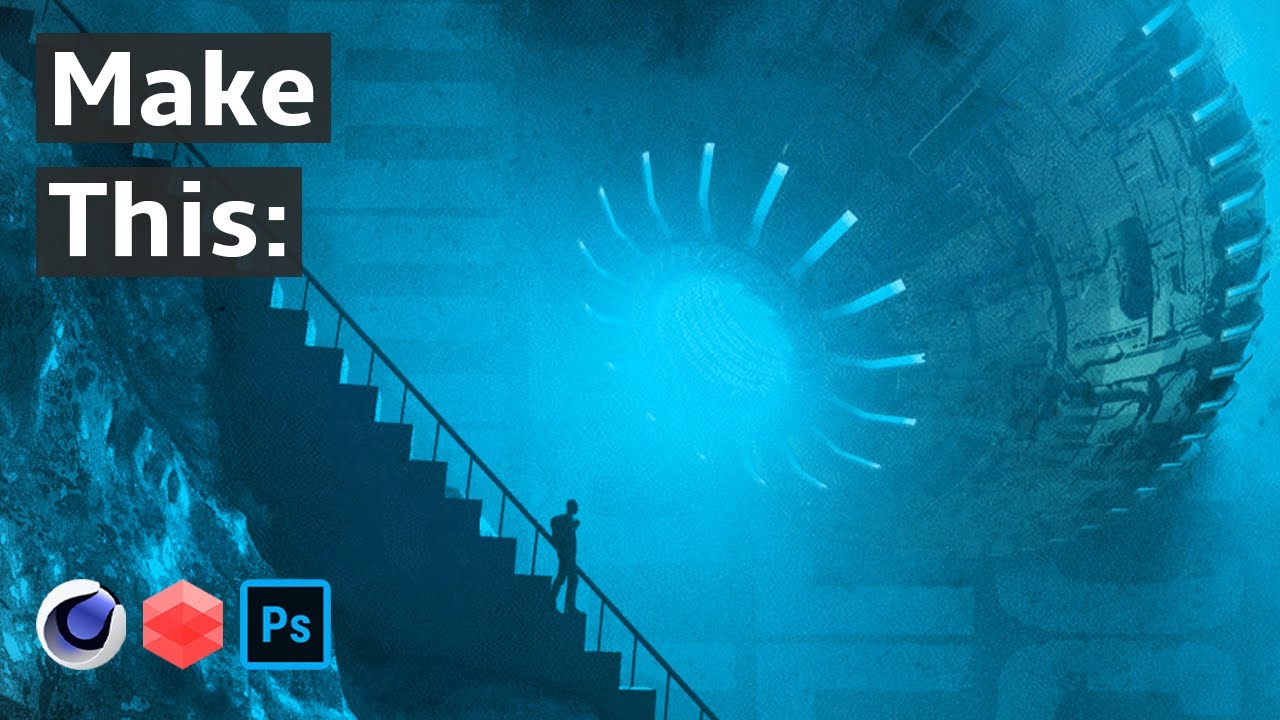 Make This Alien Abduction Scene - Cinema 4D, Redshift Tutorial - YouTube