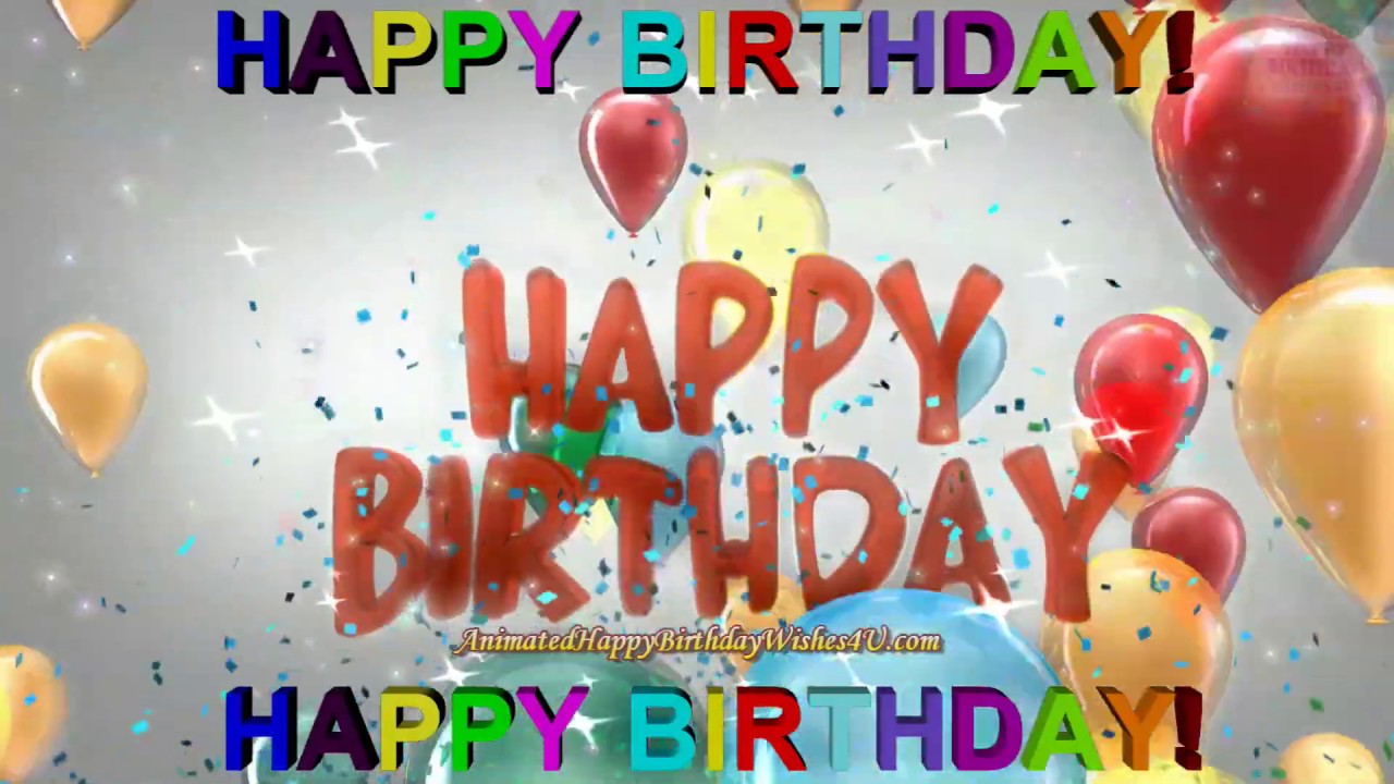 Awesome Happy Birthday Video Greeting! Send One to Your Family and ...