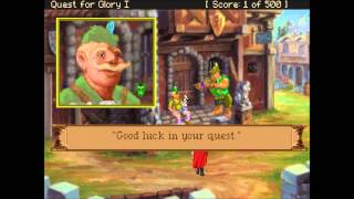 Let's Play Quest For Glory I (VGA - Blind), Part 1: So You Want to Be a Hero