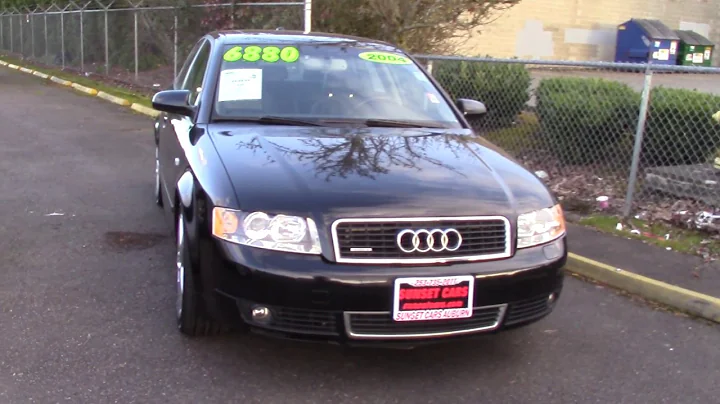 2004 Audi A4 1.8T Quattro (Stock #97535) at Sunset Cars of Auburn