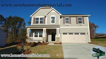 Riley Plan.  Transitional. True Homes. | New Homes in Charlotte NC.  Buyer Incentive
