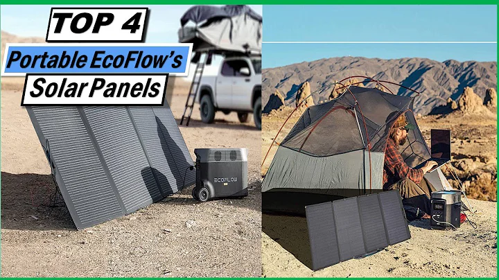 ✅Top 4  Best Portable Solar Panel For Camping In 2025