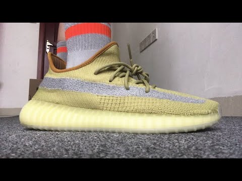 yeezy 350 v2 marsh on feet