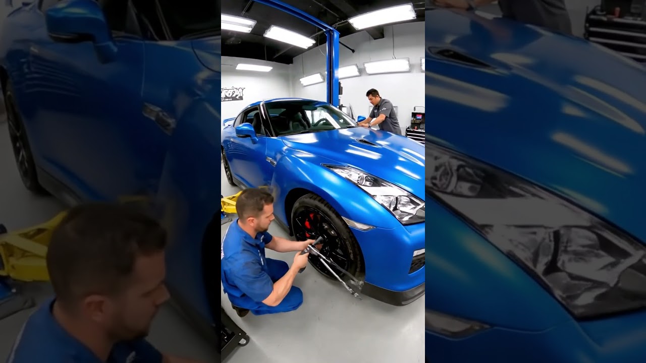 “Rusted GT-R R35 Restored Cinematically”