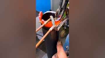 Automatic induction brazing machine#inductionheating#brazing #welding #highfrequency #welder #steel