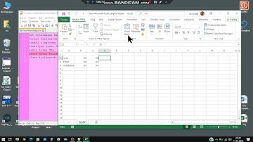 EXCEL VBA #1 formul oluşturma fonksiyon yazma VBA class modul kullanma