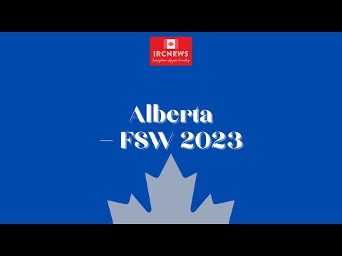 Canada Immigration Total FSW Express Entry Candidate selection for the province of Alberta in 2023