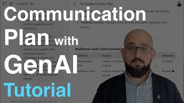 Tutorial: 🎯 Master Your Communication Plan with Generative AI! 🤖