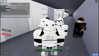 Playing as a Stormtrooper Guard in Roblox Star Wars!!