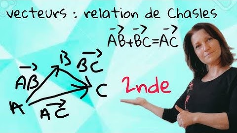 4 exercices corrigés de calcul de vecteurs, relation de Chasles Mathématiques lycée. niveau seconde