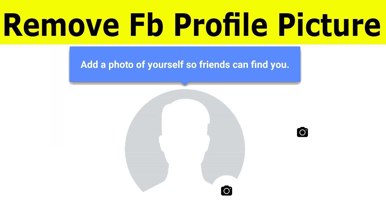 How To Delete Facebook Profile Picture In Permanently Using Android Mobile  & Iphone-11