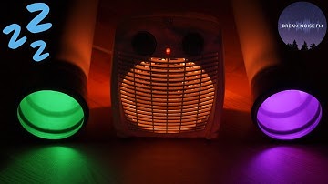 DEEP bass reflex tube sound and fan heater noise for deep sleep 😴
