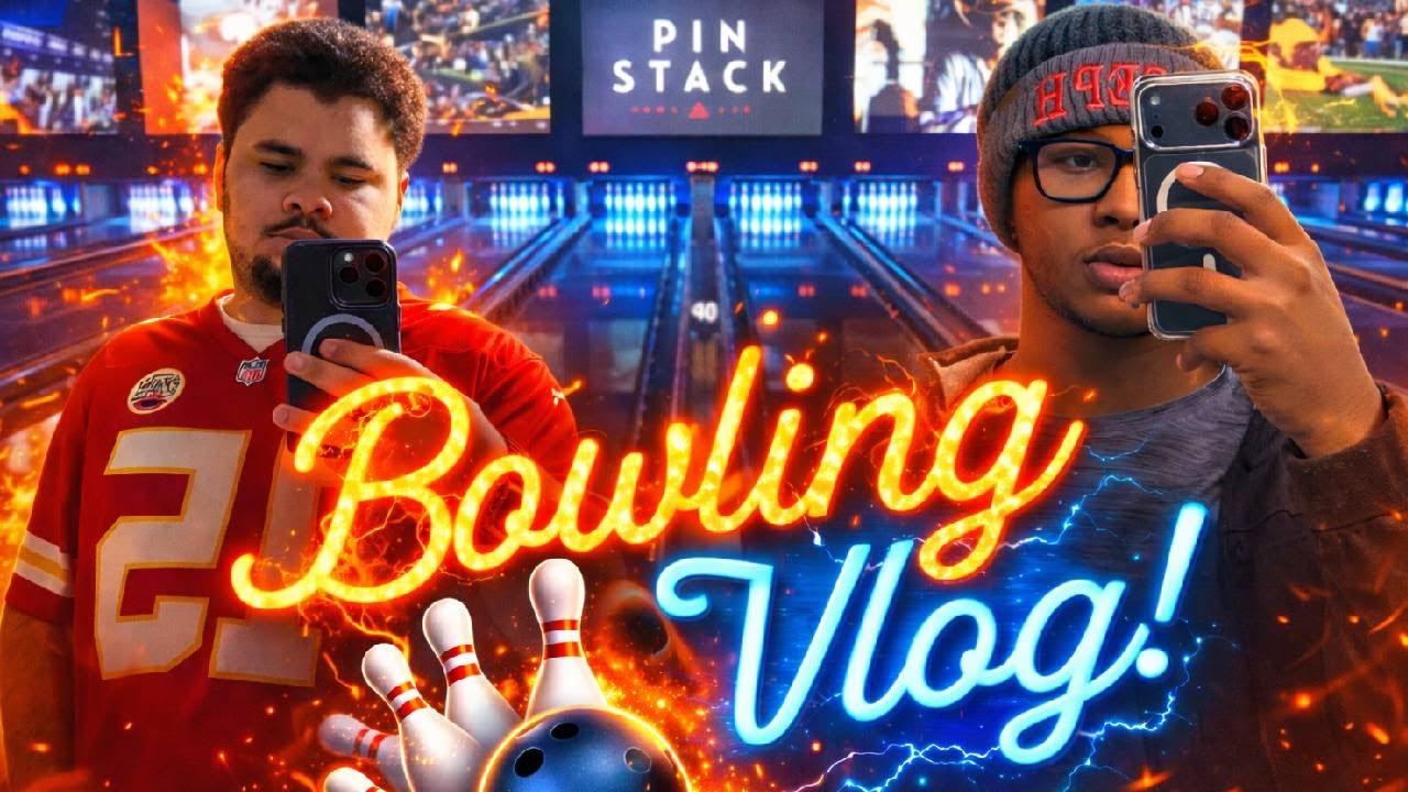 Late Night Bowling Vlog 🎳 With Joseph and Cedric
