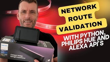 Cisco Pyats Network Validation using Phillips Hue and Alexa API