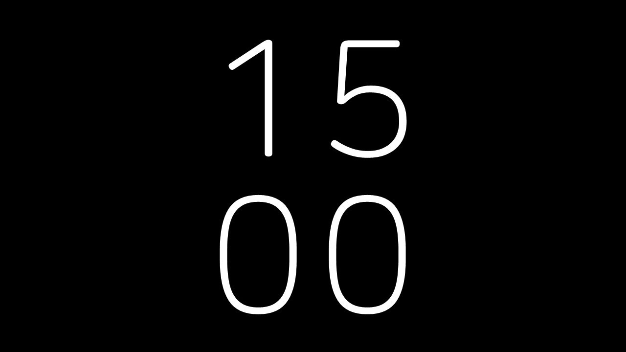 start a timer for 15 minutes start a timer for 15 minutes